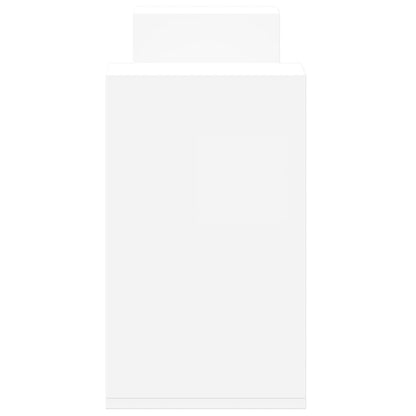 TV-benker 2 stk hvit 100x30x50 cm konstruert tre