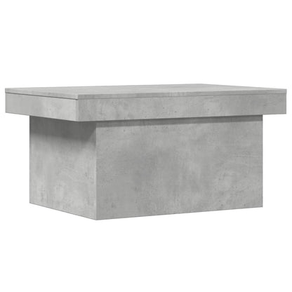 Salongbord Sofabord Betonggrå 80x55x40 cm