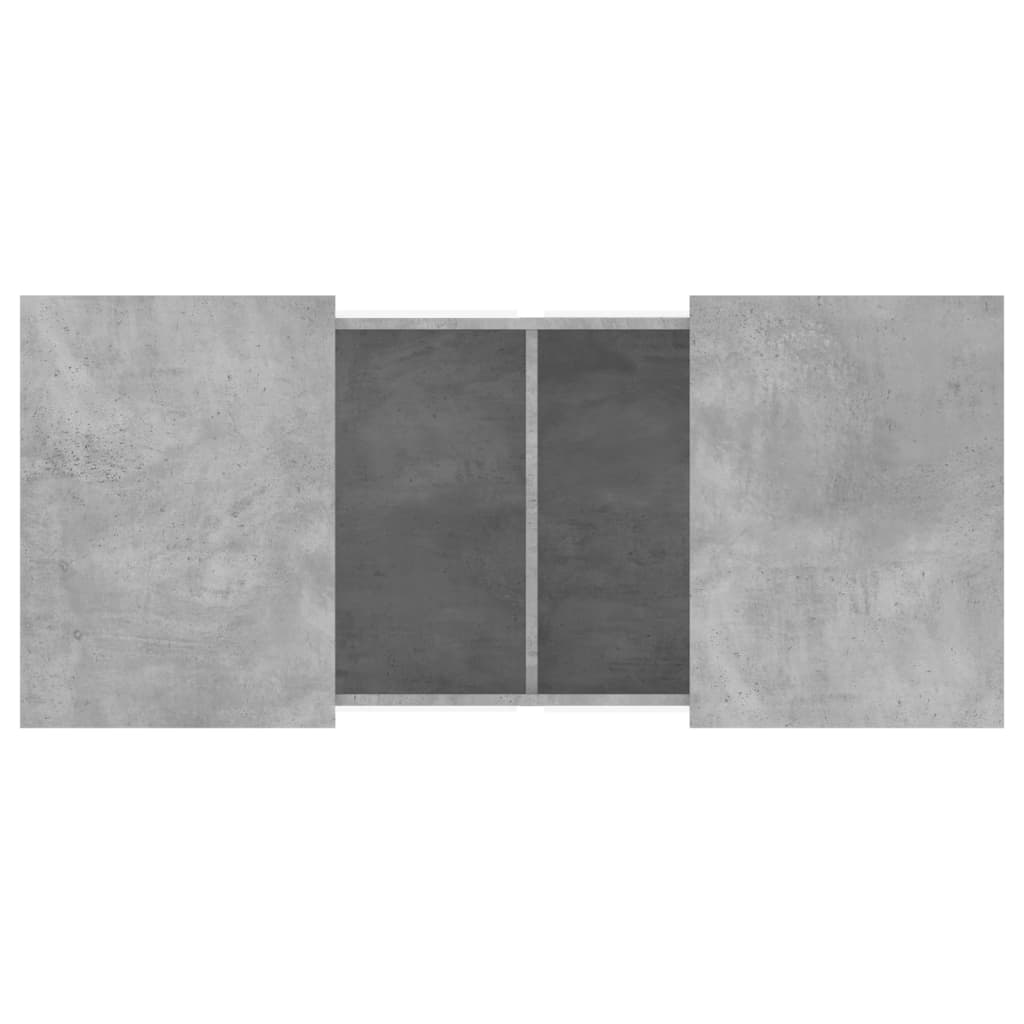 Salongbord Sofabord Betonggrå 80x55x40 cm