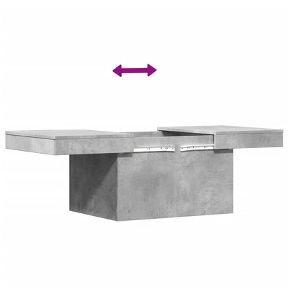 Salongbord Sofabord Betonggrå 80x55x40 cm