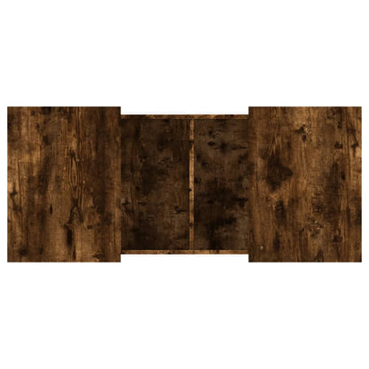Salongbord Sofabord Røkt Eik 80x55x40 cm