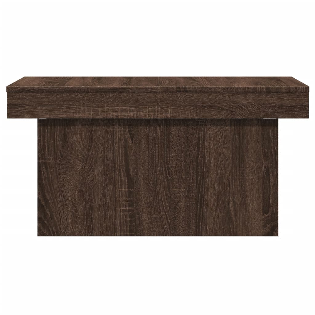 Salongbord Sofabord Brun Eik 80x55x40 cm
