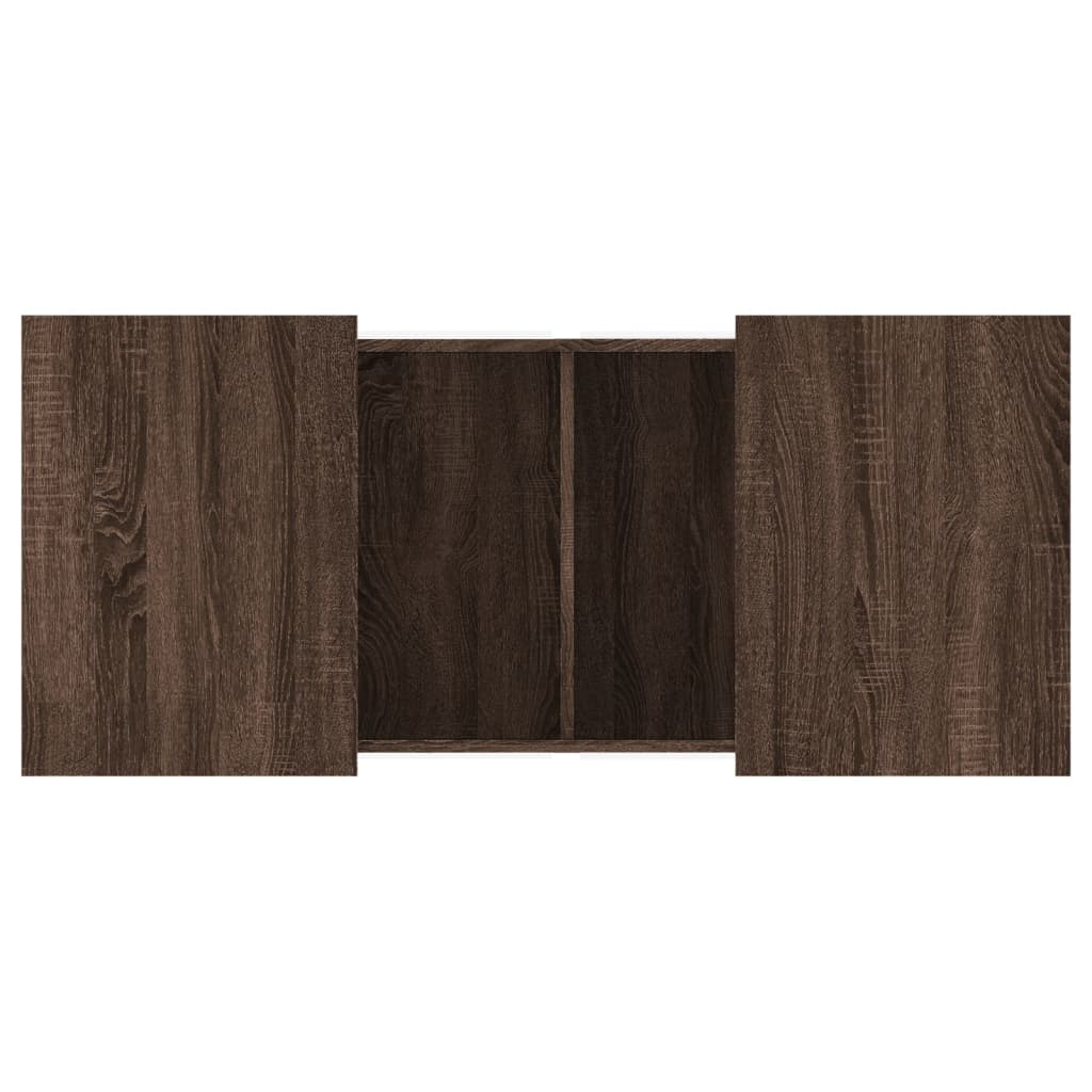 Salongbord Sofabord Brun Eik 80x55x40 cm