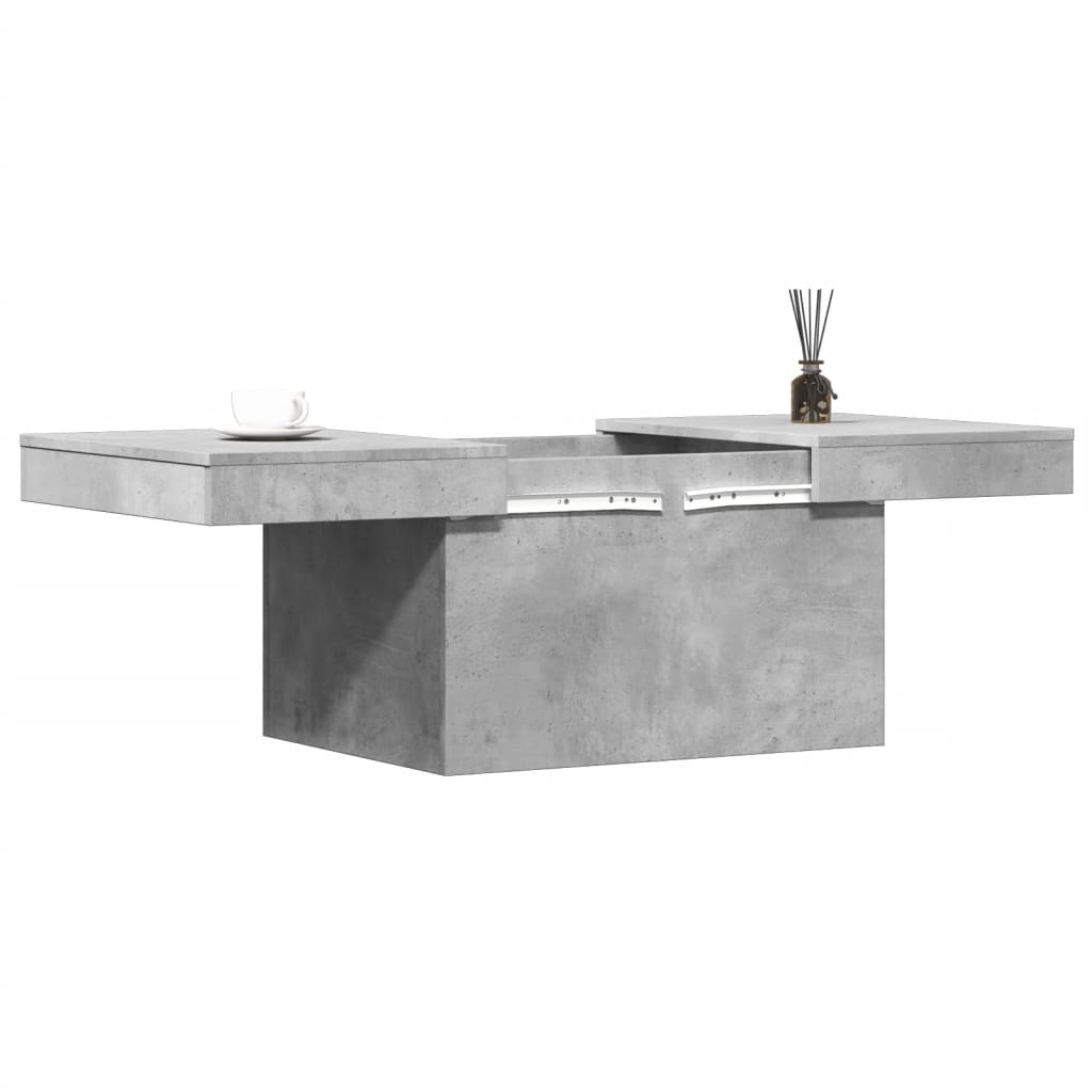 Salongbord Sofabord Betonggrå 100x55x40 cm