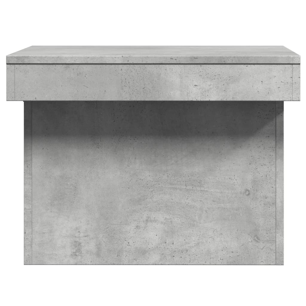 Salongbord Sofabord Betonggrå 100x55x40 cm