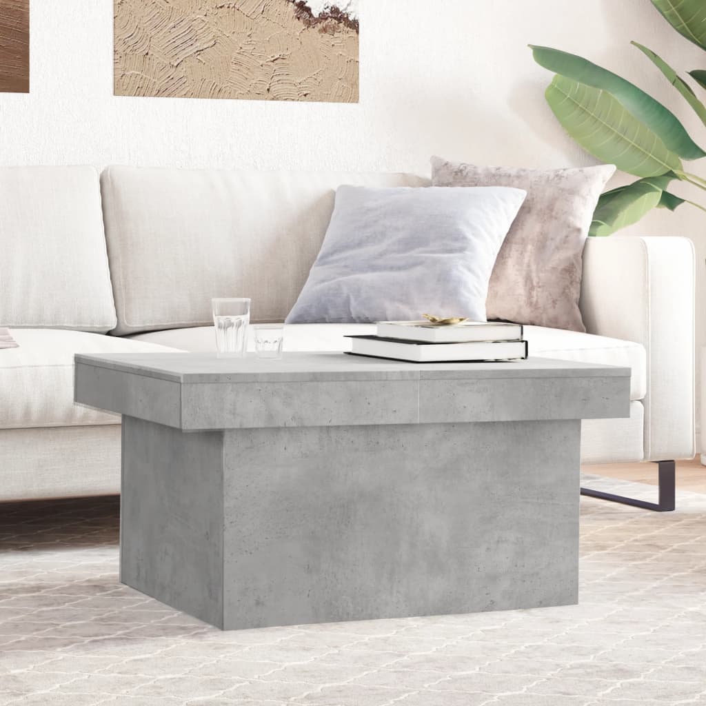 Salongbord Sofabord Betonggrå 100x55x40 cm