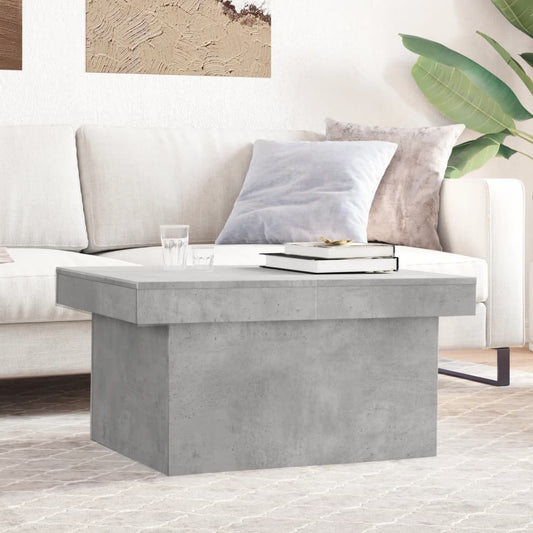 Salongbord Sofabord Betonggrå 100x55x40 cm