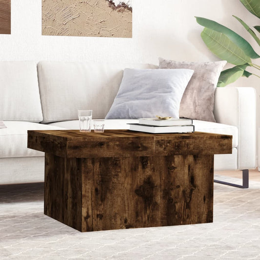 Salongbord Sofabord Røkt Eik 100x55x40 cm