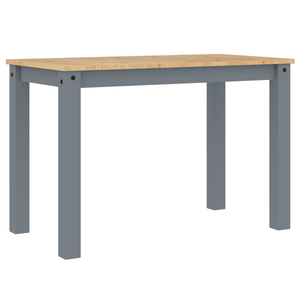 Spisebord Kjøkkenbord Panama grå 117x60x75 cm heltre furu