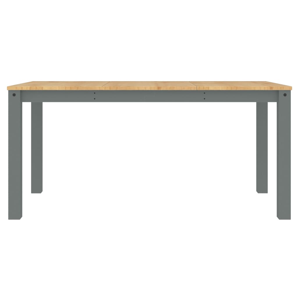 Spisebord Kjøkkenbord Panama grå 160x80x75 cm heltre furu