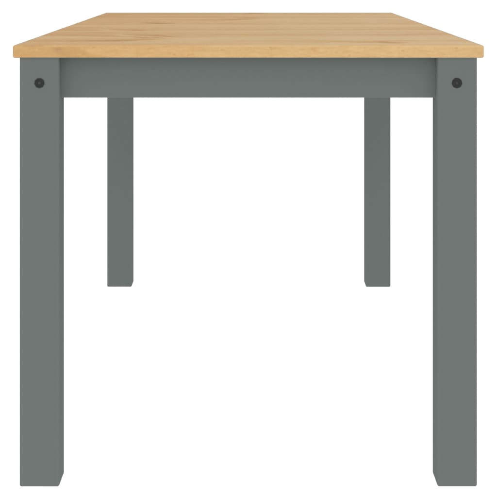Spisebord Kjøkkenbord Panama grå 160x80x75 cm heltre furu