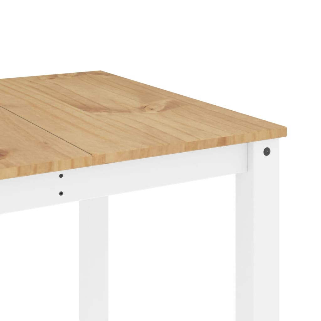 Spisebord Kjøkkenbord Panama hvit 180x90x75 cm heltre furu