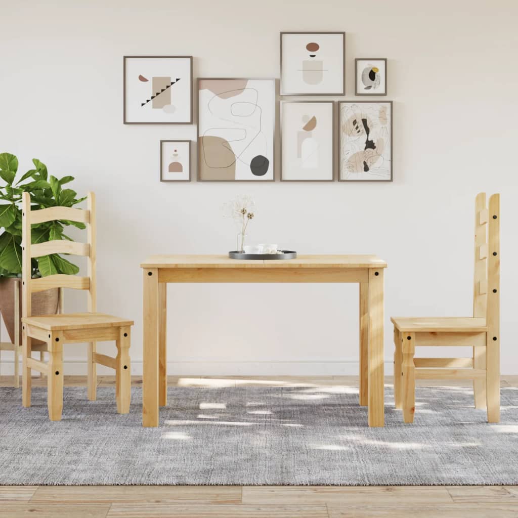 Spisestoler 2 stk Corona 42x47x107 cm heltre furu