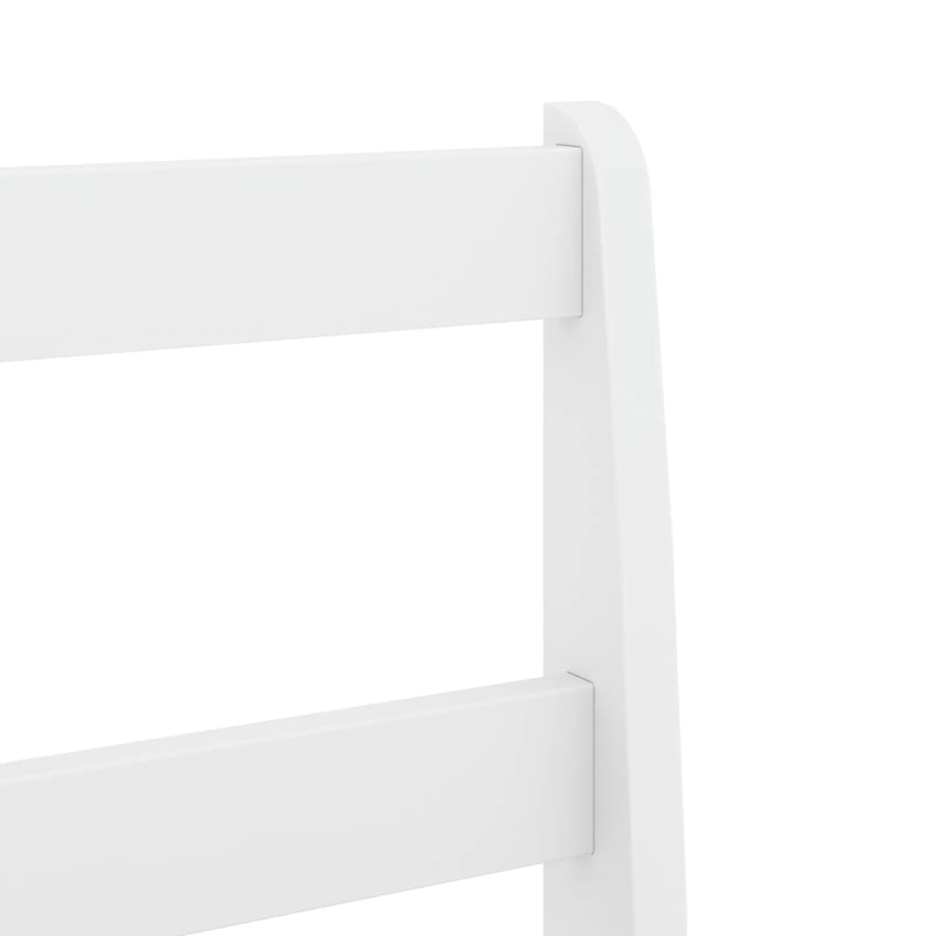 Spisestoler 2 stk Panama hvit 40x46x90 cm heltre furu