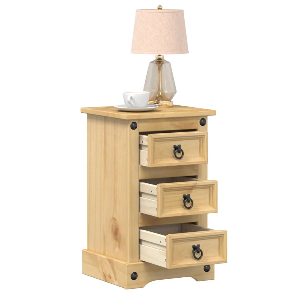 Nattbord Sengbord Tre Corona 35x32,5x58 cm heltre furu