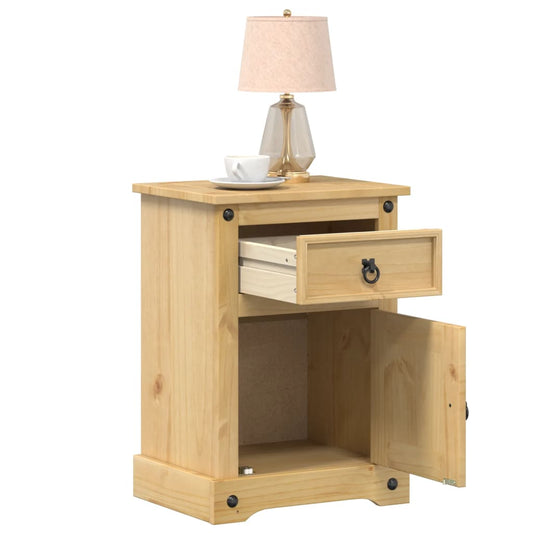 Nattbord Sengbord Tre Corona 45x35x64 cm heltre furu