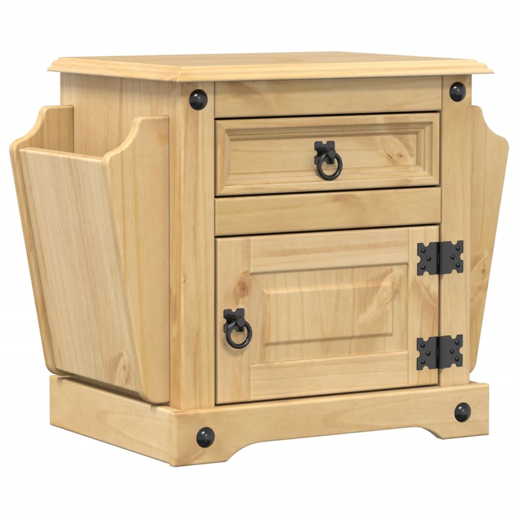 Nattbord Sengbord Tre heltre furu Corona 45x35x47,5 cm