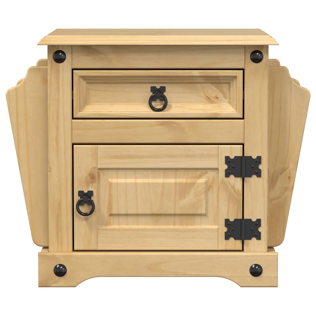 Nattbord Sengbord Tre heltre furu Corona 45x35x47,5 cm