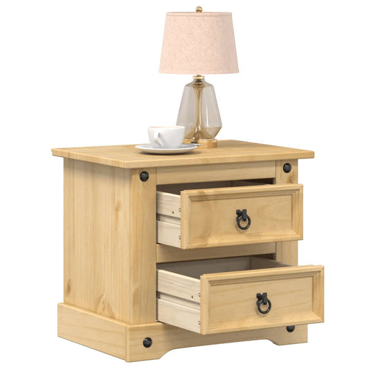 Nattbord Sengbord Tre heltre furu Corona 53x39x50 cm