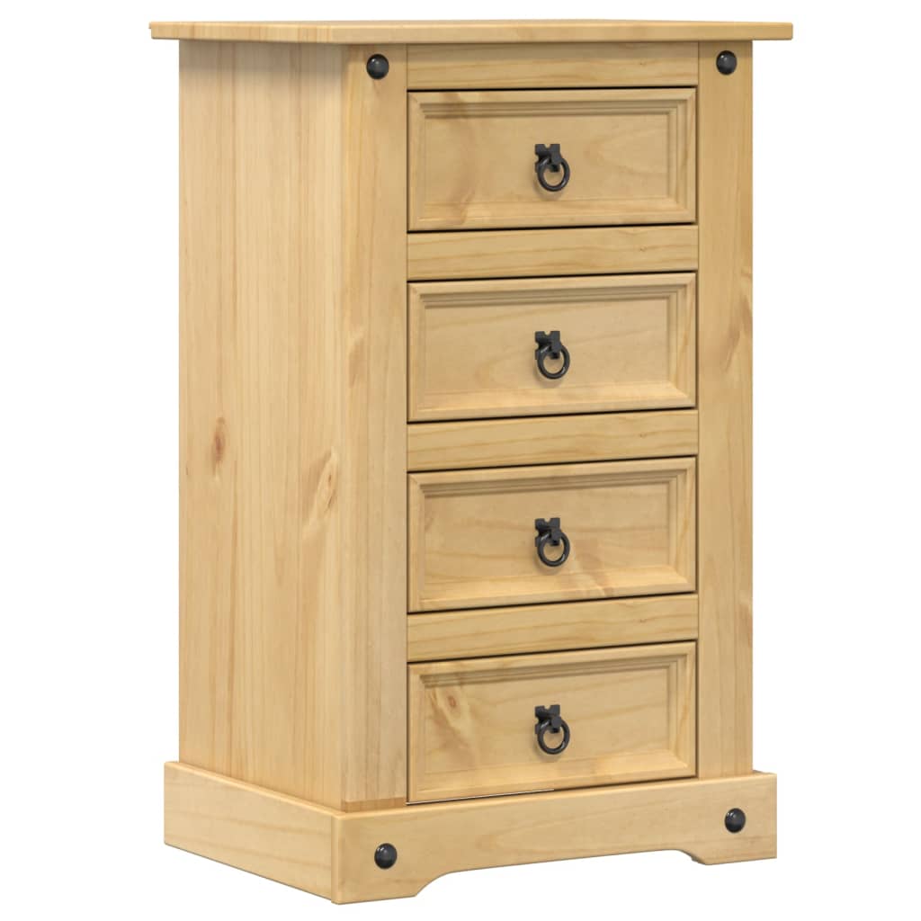 Nattbord Sengbord Tre heltre furu Corona 53x39x84 cm