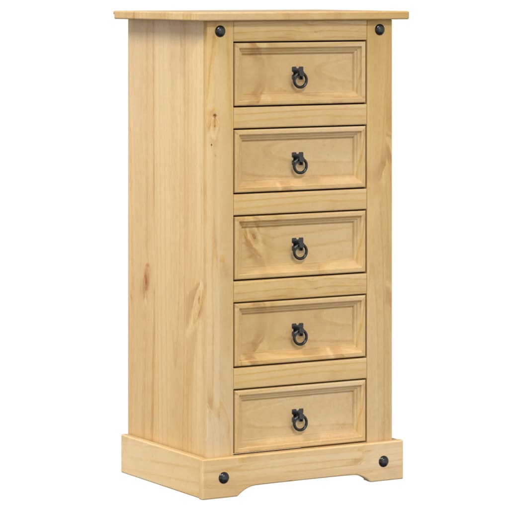 Nattbord Sengbord Tre heltre furu Corona 53x39x103 cm