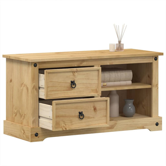 TV-Møbel Tre TV-benk heltre furu Corona 100x40x52 cm