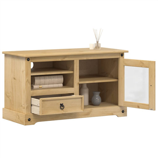 TV-Møbel Tre TV-benk heltre furu Corona 100x45x58 cm