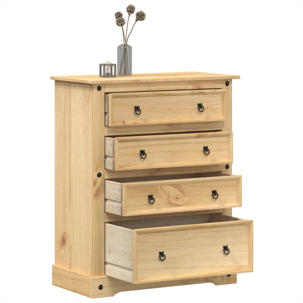 Kommode Tre Corona 92x48x120 cm heltre furu