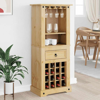 Vinstativ Corona 56x35x134,5 cm heltre furu