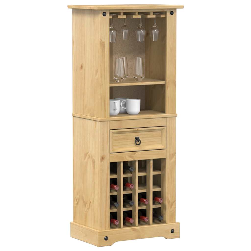Vinstativ Corona 56x35x134,5 cm heltre furu