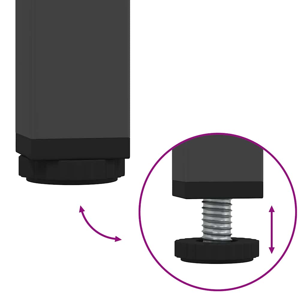 Nattbord Sengbord DIV. Svart 36x39x50,5 cm stål