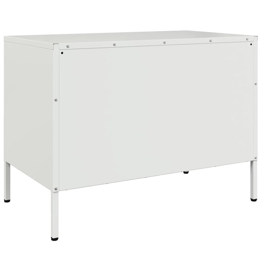 TV-Møbel DIV. TV-benk Hvit 68x39x50,5 cm stål