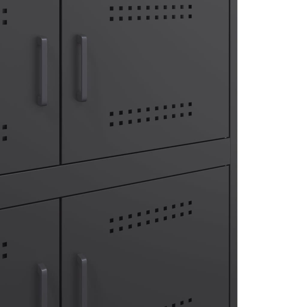 Skjenk DIV. Svart 68x39x79 cm stål