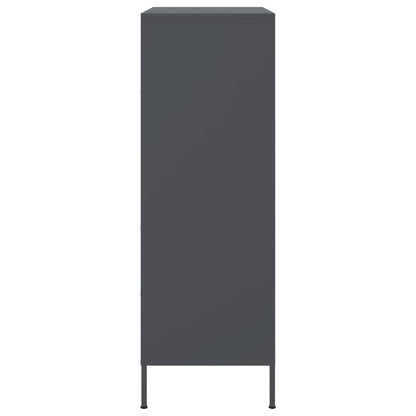 Skap DIV. antrasitt 68x39x113 cm stål