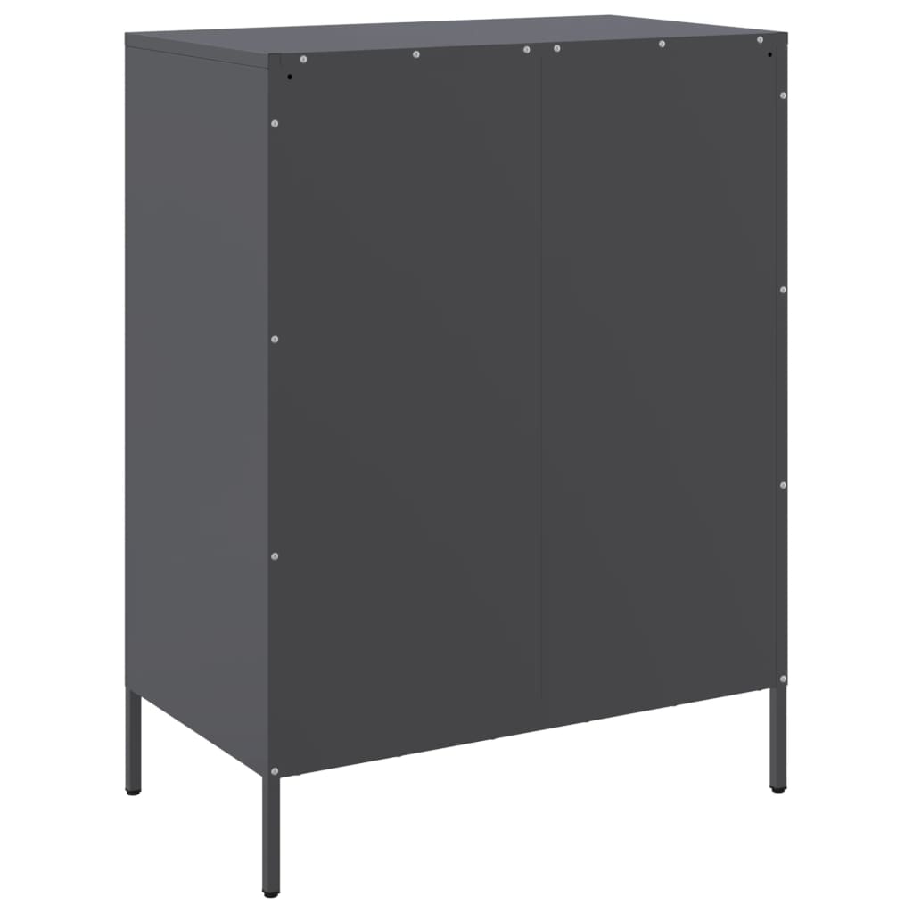 Kommode DIV. antrasitt 68x39x89 cm stål