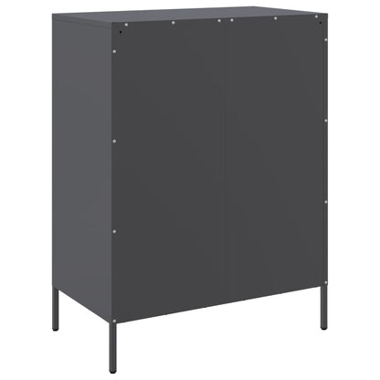 Kommode DIV. antrasitt 68x39x89 cm stål