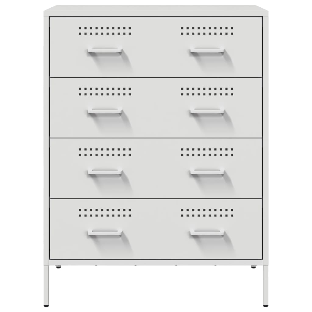 Skjenk DIV. Hvit 68x39x89 cm stål