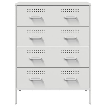 Skjenk DIV. Hvit 68x39x89 cm stål