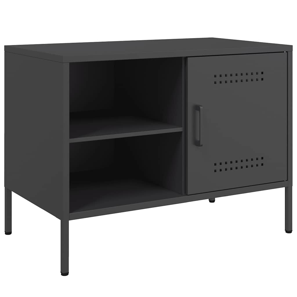 TV-Møbel DIV. TV-benk Svart 68x39x50,5 cm stål