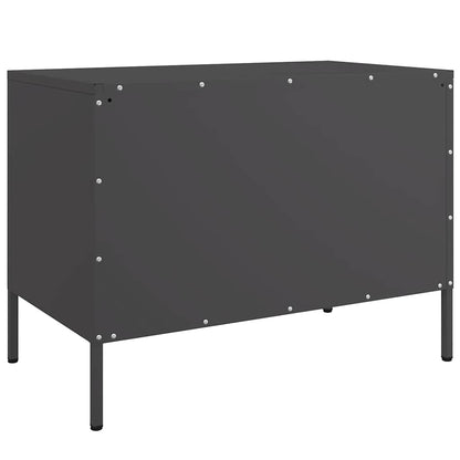 TV-Møbel DIV. TV-benk Svart 68x39x50,5 cm stål
