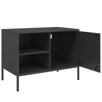 TV-Møbel DIV. TV-benk Svart 68x39x50,5 cm stål