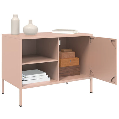 TV-Møbel DIV. TV-benk rosa 68x39x50,5 cm stål