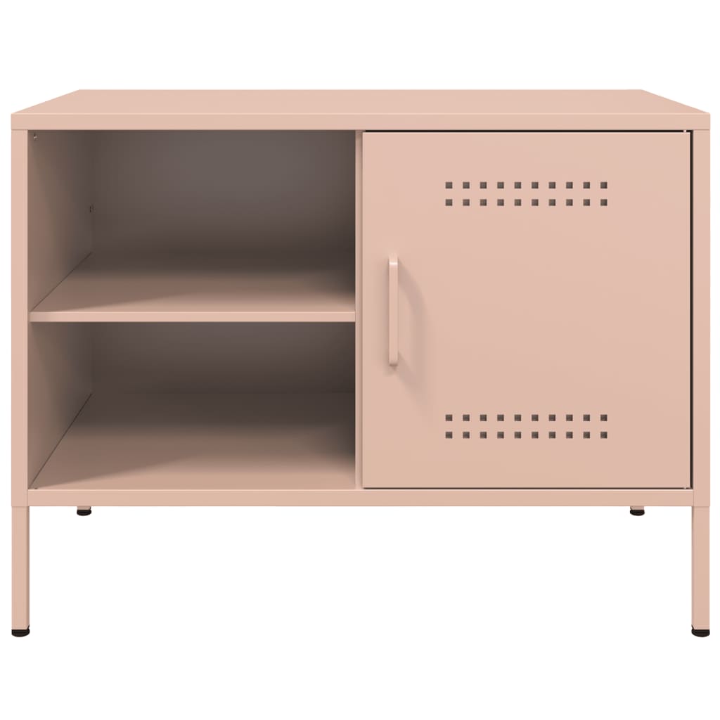 TV-Møbel DIV. TV-benk rosa 68x39x50,5 cm stål