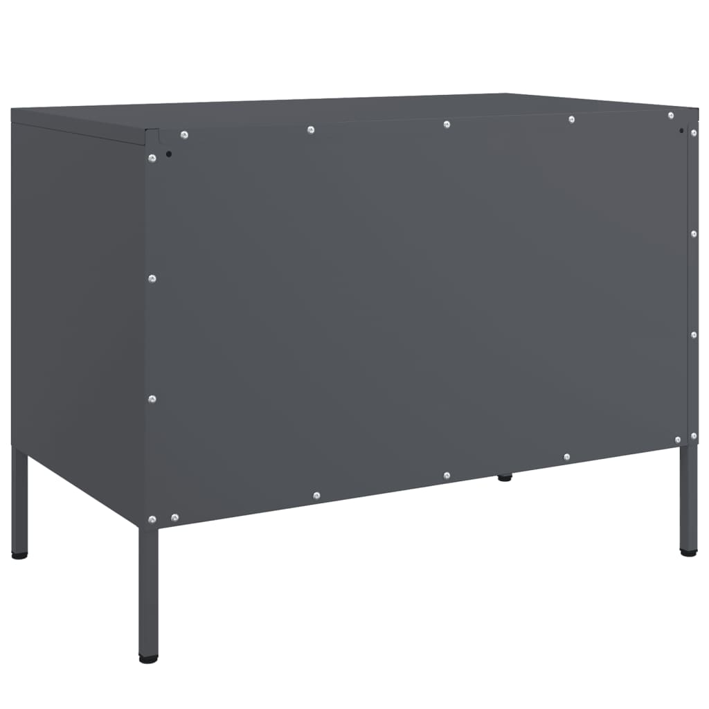 TV-Møbel DIV. TV-benk antrasitt 68x39x50,5 cm stål