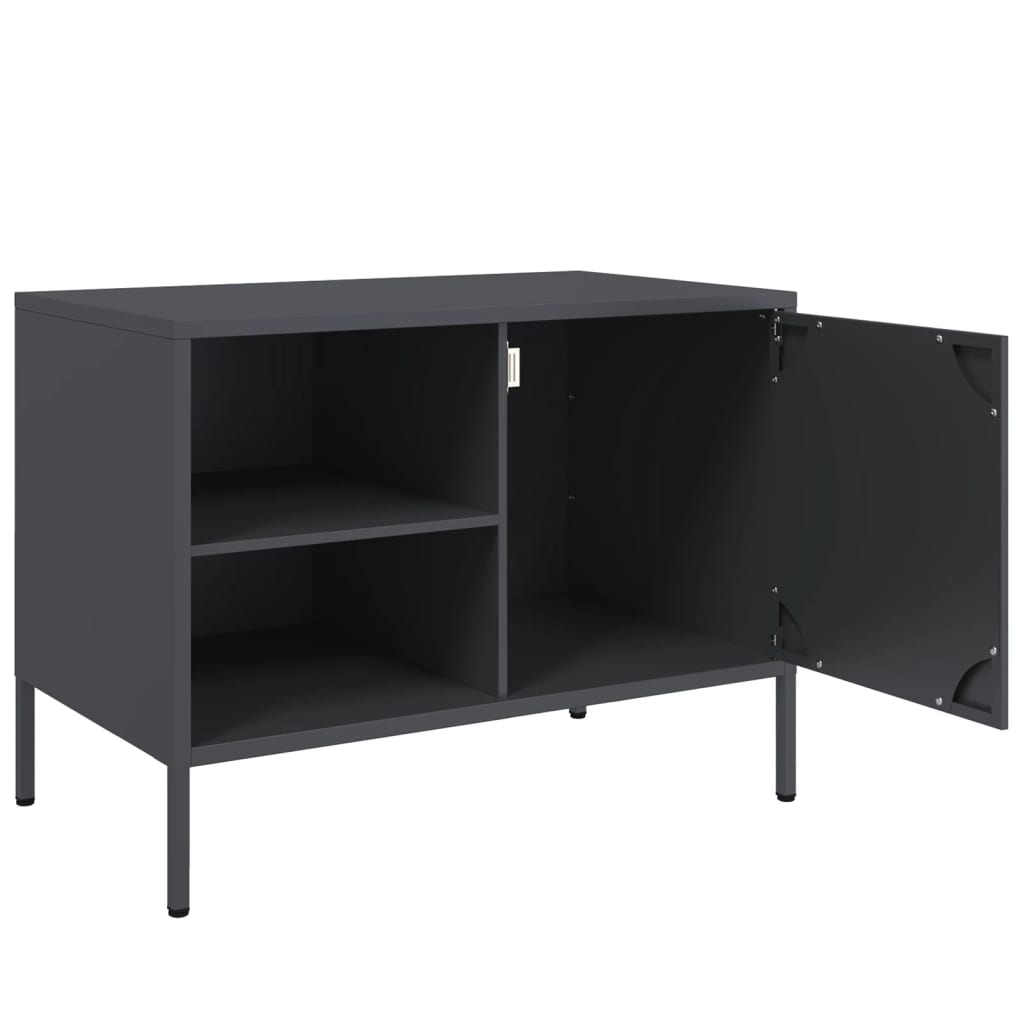 TV-Møbel DIV. TV-benk antrasitt 68x39x50,5 cm stål