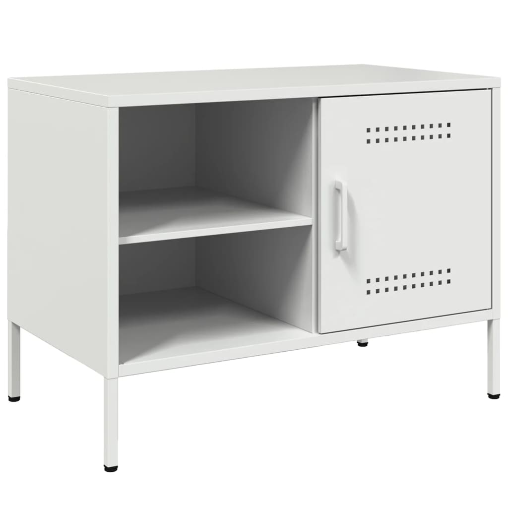 TV-Møbel DIV. TV-benk Hvit 68x39x50,5 cm stål