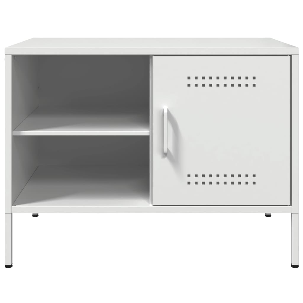 TV-Møbel DIV. TV-benk Hvit 68x39x50,5 cm stål