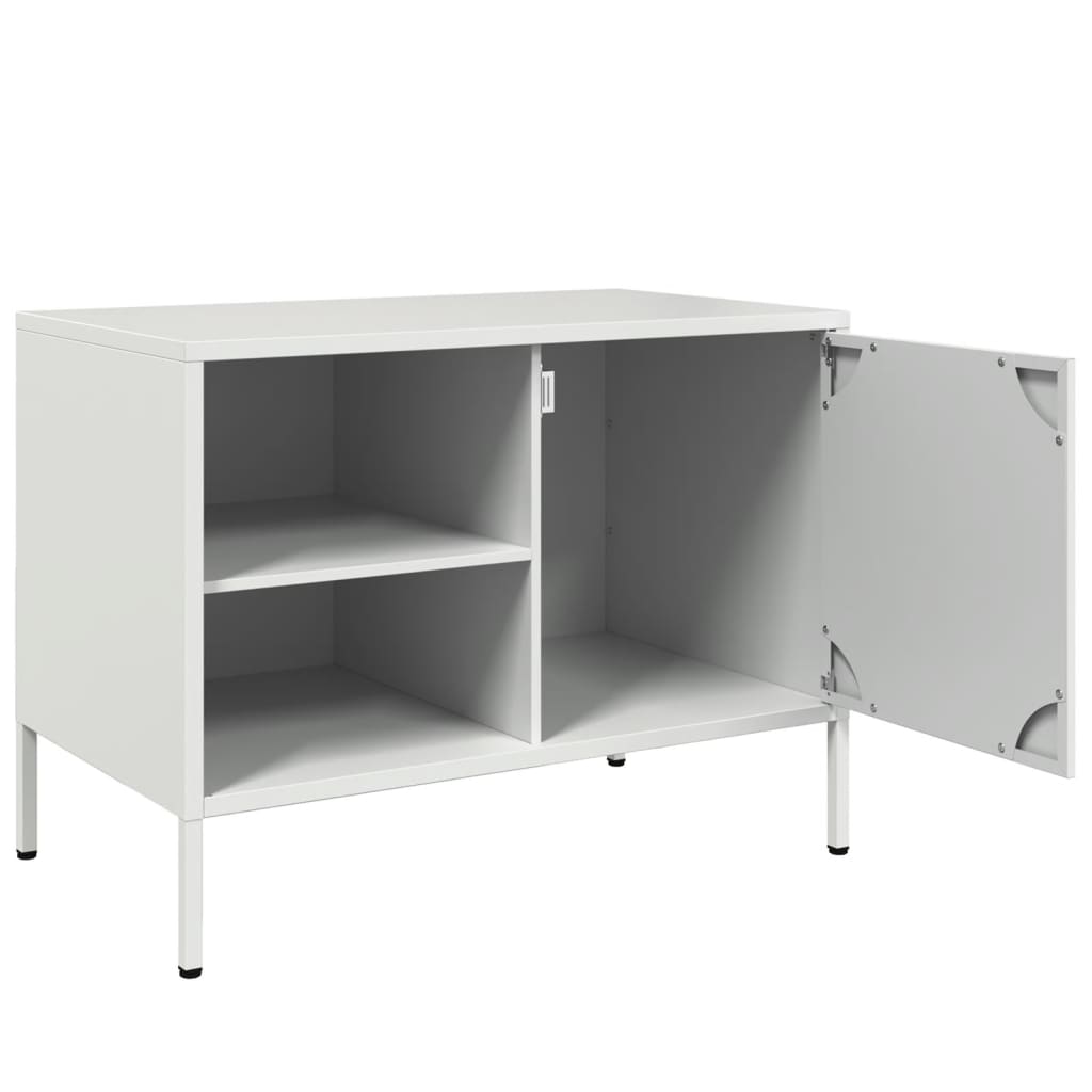 TV-Møbel DIV. TV-benk Hvit 68x39x50,5 cm stål
