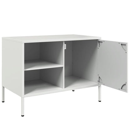 TV-Møbel DIV. TV-benk Hvit 68x39x50,5 cm stål