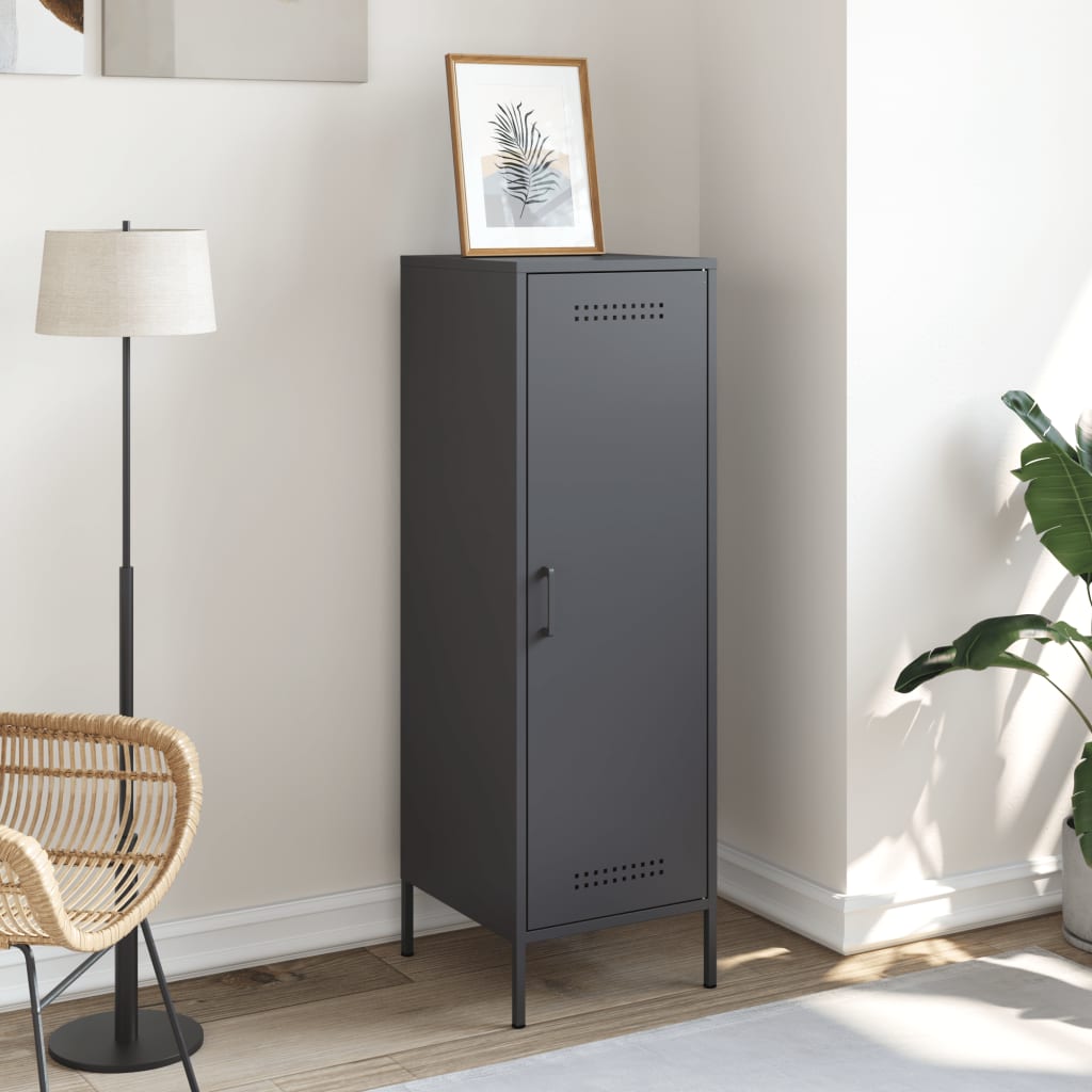 Skap DIV. antrasitt 36x39x113 cm stål